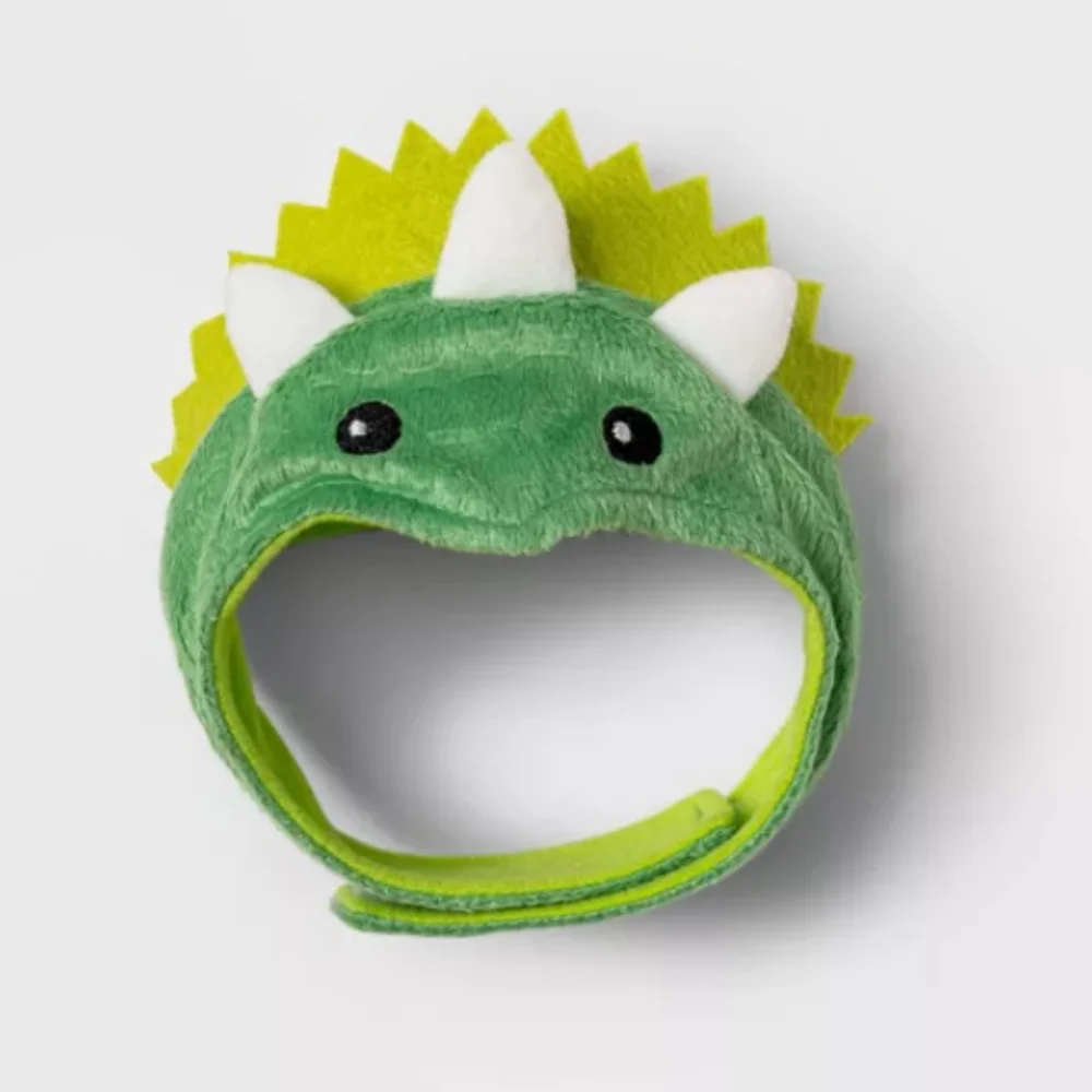 Triceratops cat headpiece